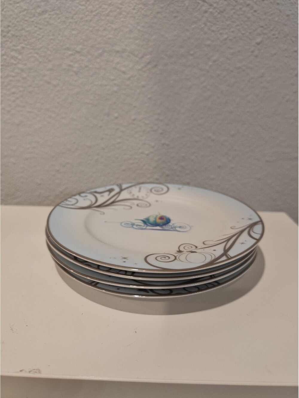 Disney Princess Cinderella Salad Plates Set of 4